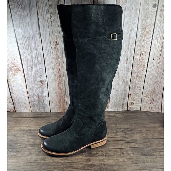 Kork-Ease Addison Soft Hand Finished Distressed Knee High Boots Women's Sz 7 M - Picture 1 of 11